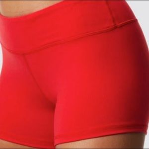 Born Primitive Women’s Renewed Vigor 2.0 Booty Shorts, Red, Size Large, used